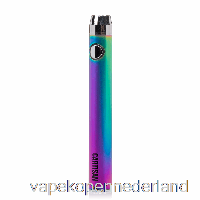 Elektronische Sigaret Vape Cartisan Knop Vv 900 Dubbele Lading 510 Batterij [micro] Regenboog